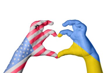 Birleşik Devletler Ukrayna Kalbi, El hareketi kalp yapma, Kırpma Yolu