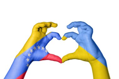 Venezuela Ukrayna Kalbi, El hareketi kalp yapma, Kırpma Yolu