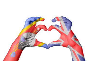 Eswatini Birleşik Krallık Kalbi, El hareketi kalp yapma, Kırpma Yolu