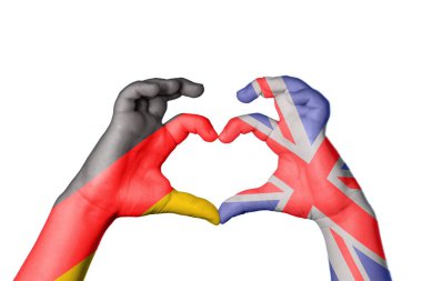 Almanya Birleşik Krallık Kalbi, El hareketi kalp yapma, Kırpma Yolu