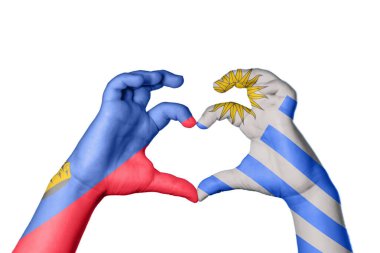 Lihtenştayn Uruguay Kalbi, El hareketi kalp yapma, Kırpma Yolu