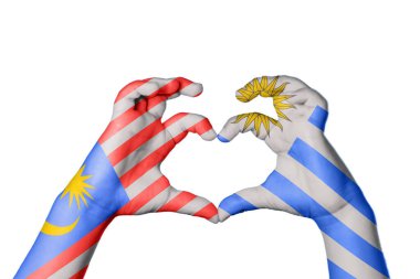 Malezya Uruguay Kalbi, El hareketi kalp yapma, Kırpma Yolu