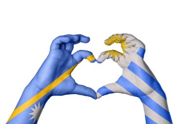 Nauru Uruguay Kalbi, El hareketi kalp yapma, Kırpma Yolu