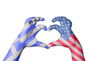 Yunanistan Amerika Birleşik Devletleri Kalp ve El hareketi kalp yaptı, Kırpma Yolu