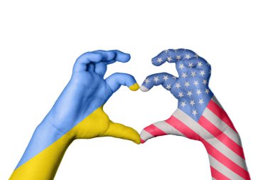 Ukrayna Birleşik Devletleri Kalbi, El hareketi kalp yapma, Kırpma Yolu