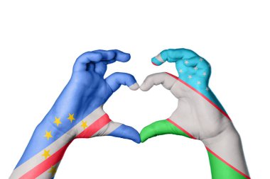 Cape Verde Özbekistan Kalbi, El hareketi kalp yapma, Kırpma Yolu