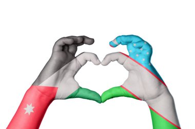 Ürdün Özbekistan Kalbi, El hareketi kalp yapma, Kırpma Yolu