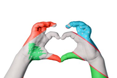 Lübnan Özbekistan Kalbi, El hareketi kalp yapma, Kırpma Yolu