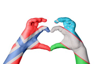 Norveç Özbekistan Kalbi, El hareketi kalp yapma, Kırpma Yolu