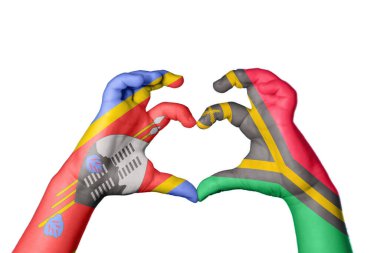 Eswatini Vanuatu Kalbi, El hareketi kalp yapma, Kırpma Yolu