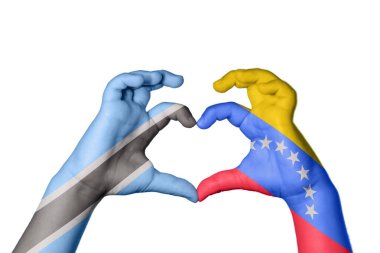 Botswana Venezuela Kalbi, El hareketi kalp yapma, Kırpma Yolu