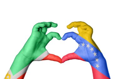 Çeçenistan Venezuela Kalbi, El hareketi kalp yapmak, Kırpma Yolu