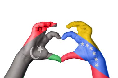 Libya Venezuela Kalbi, El hareketi kalp yapma, Kırpma Yolu