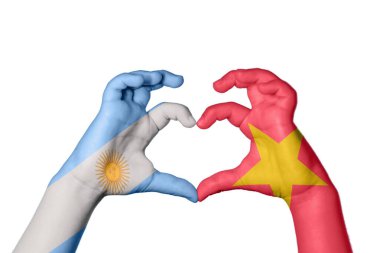 Arjantin Vietnam Kalbi, El hareketi kalp yapma, Kırpma Yolu