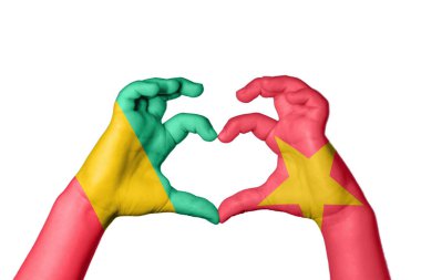 Gine Vietnam Kalbi, El hareketi kalp yapma, Kırpma Yolu