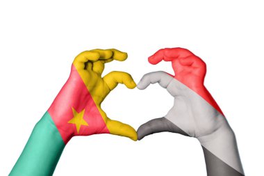 Kamerun Yemen Kalbi, El hareketi kalp yapma, Kırpma Yolu