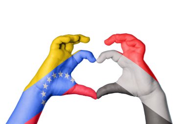 Venezuela Yemen Kalbi, El hareketi kalp yapma, Kırpma Yolu