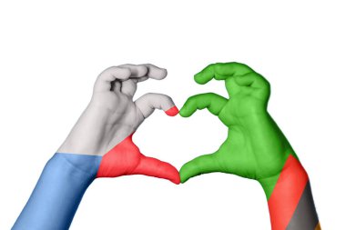 Çek Cumhuriyeti Zambiya Kalbi, El hareketi kalp yapma, Kırpma Yolu