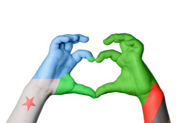 Cibuti Zambiya Kalbi, El hareketi kalp yapma, Kırpma Yolu