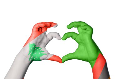 Lübnan Zambiya Kalbi, El hareketi kalp yapma, Kırpma Yolu