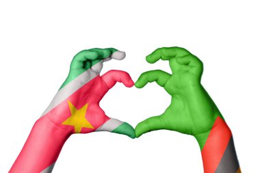 Soyadı Zambiya Kalbi, el hareketi kalp yapma, Kırpma Yolu