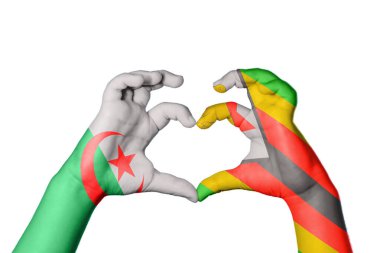 Cezayir Zimbabve Kalbi, El hareketi kalp yapmak, Kırpma Yolu