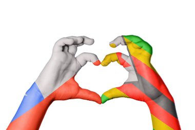 Şili Zimbabve Kalbi, El hareketi kalp yapmak, Kırpma Yolu