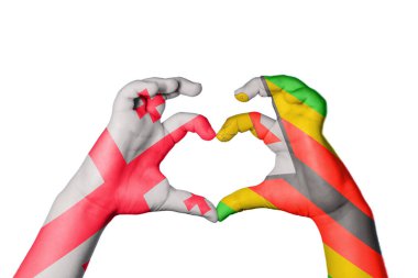 Georgia Zimbabwe Kalbi, El hareketi kalp yapma, Kırpma Yolu