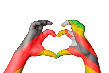 Almanya Zimbabve Kalbi, El hareketi kalp yapma, Kırpma Yolu