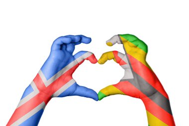 İzlanda Zimbabve Kalbi, El hareketi kalp yapmak, Kırpma Yolu