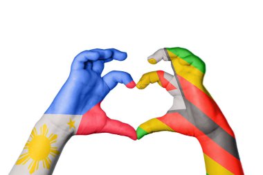 Filipinler Zimbabve Kalbi, El hareketi kalp yapma, Kırpma Yolu