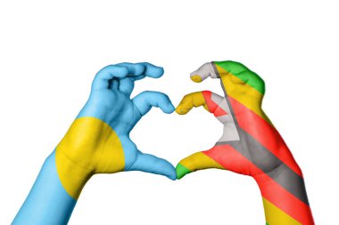 Palau Zimbabwe Kalbi, El hareketi kalp yapmak, Kırpma Yolu