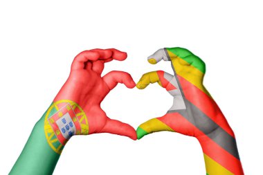 Portekiz Zimbabve Kalbi, El hareketi kalp yapma, Kırpma Yolu