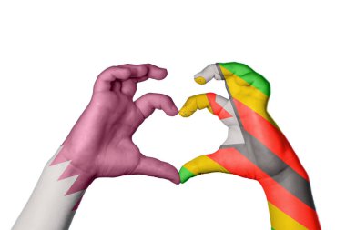 Katar Zimbabve Kalbi, El hareketi kalp yapma, Kırpma Yolu