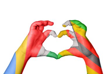 Seyşeller Zimbabve Kalbi, El hareketi kalp yapma, Kırpma Yolu