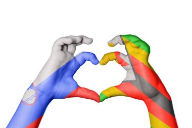 Slovenya Zimbabwe Kalbi, El hareketi, kalp yapma, Kırpma Yolu