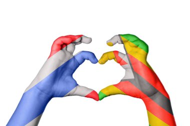 Tayland Zimbabwe Kalbi, El hareketi kalp yapma, Kırpma Yolu