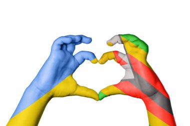 Ukrayna Zimbabve Kalbi, El hareketi kalp yapma, Kırpma Yolu