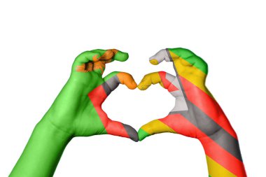 Zambiya Zimbabve Kalbi, El hareketi kalp yapma, Kırpma Yolu