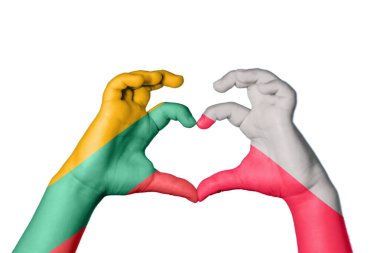 Litvanya Polonya Kalbi, El hareketi kalp yapma, Kırpma Yolu