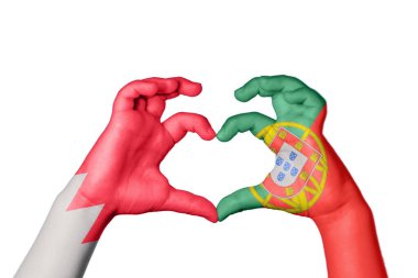 Bahreyn Portekiz Kalbi, El hareketi kalp yapma, Kırpma Yolu