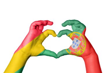 Bolivya Portekiz Kalbi, El hareketi kalp yapma, Kırpma Yolu