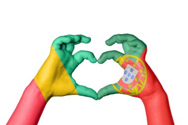 Gine Portekiz Kalbi, El hareketi kalp yapma, Kırpma Yolu