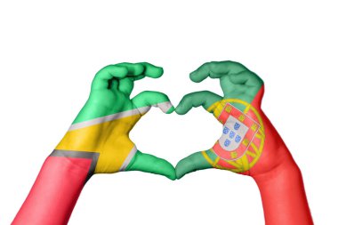 Guyana Portekiz Kalbi, El hareketi kalp yapma, Kırpma Yolu