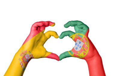 İspanya Portekiz Kalbi, El hareketi kalp yapma, Kırpma Yolu