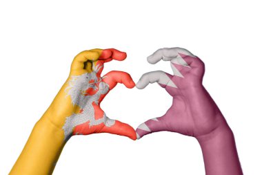 Butan Katar Kalbi, El hareketi kalp yapma, Kırpma Yolu