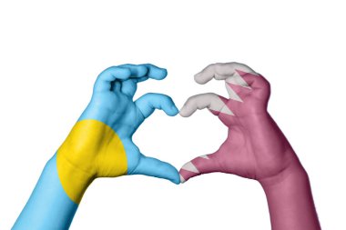 Palau Katar Kalbi, El hareketi kalp yapma, Kırpma Yolu