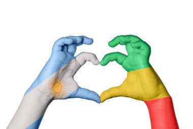 Arjantin Kongo Kalp Cumhuriyeti, El hareketi kalp yapma, Kırpma Yolu