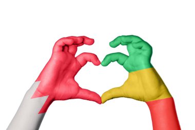Bahreyn Kongo Kalp Cumhuriyeti, El hareketi kalp yapma, Kırpma Yolu