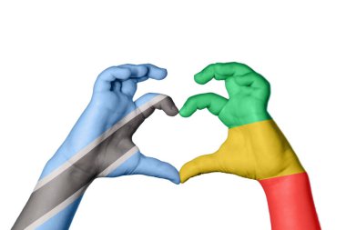 Botswana Kongo Kalp Cumhuriyeti, El hareketi kalp yapma, Kırpma Yolu